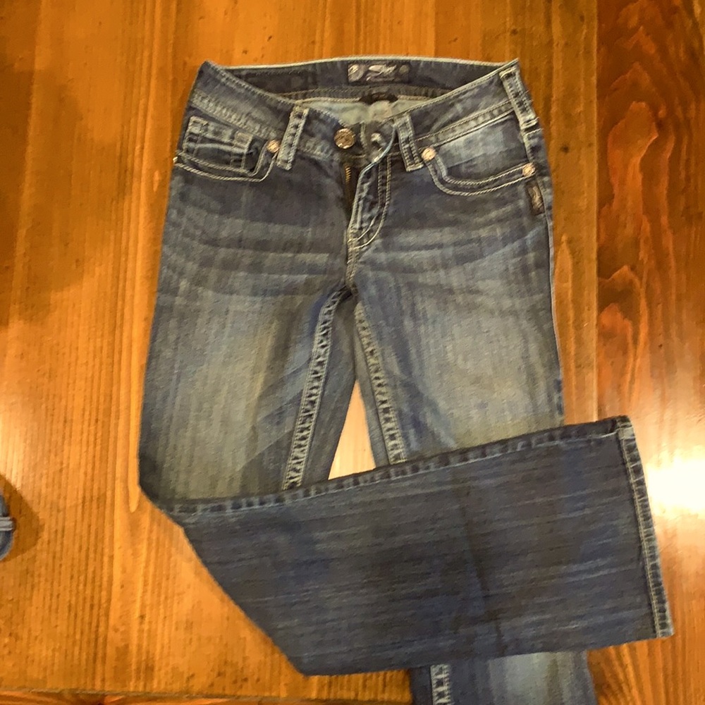 Silver jeans